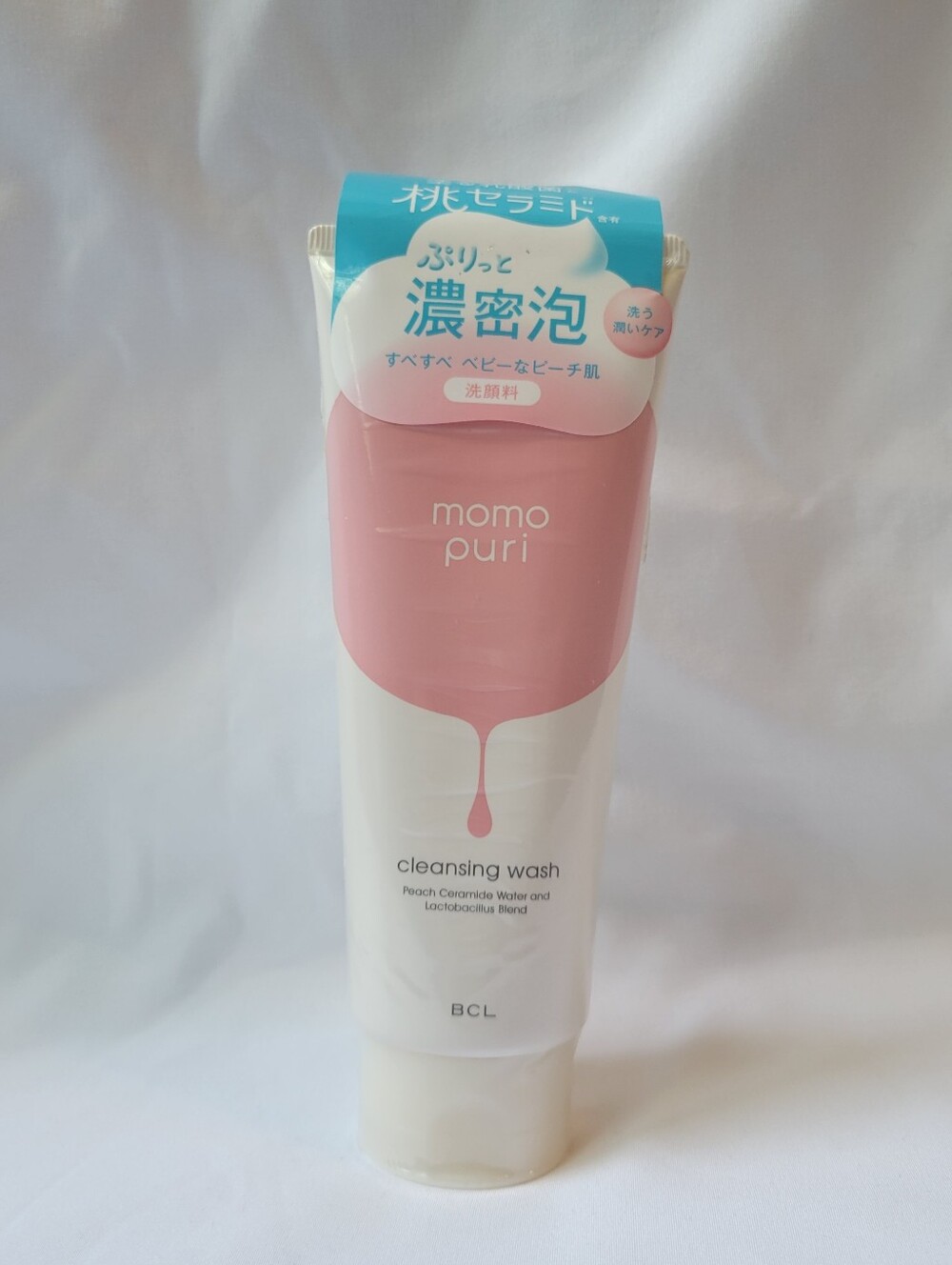 Peachy Clean Glow | Momo Puri Peach Ceramide Cleansing Wash 4.5 fl oz